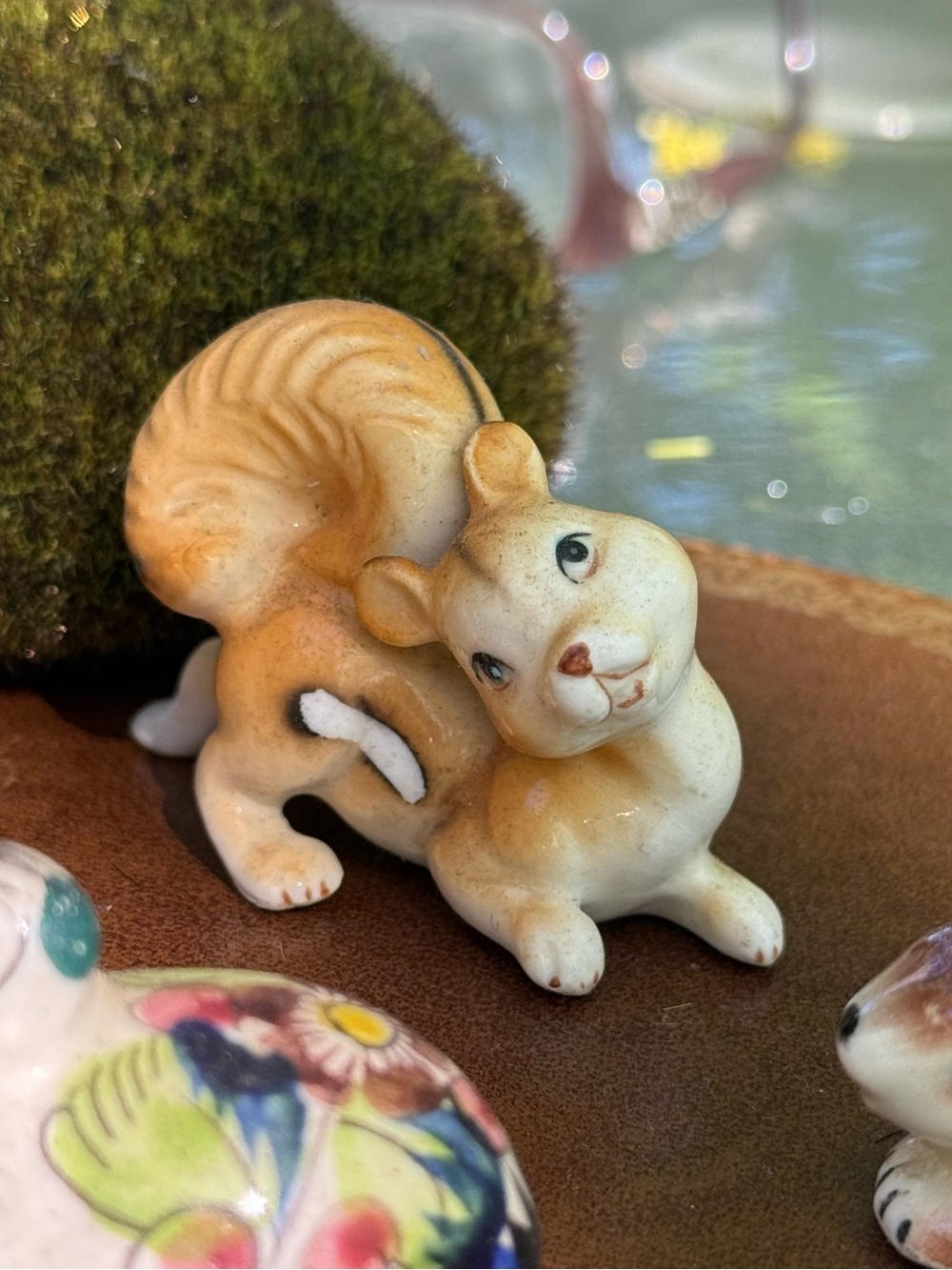 Hand-Painted Ceramic Small Animal Figurine Quartet from Mexico, Japan & ? - Picture 2 of 7